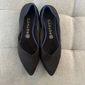 Rothy's Black Women's Pointed Flats